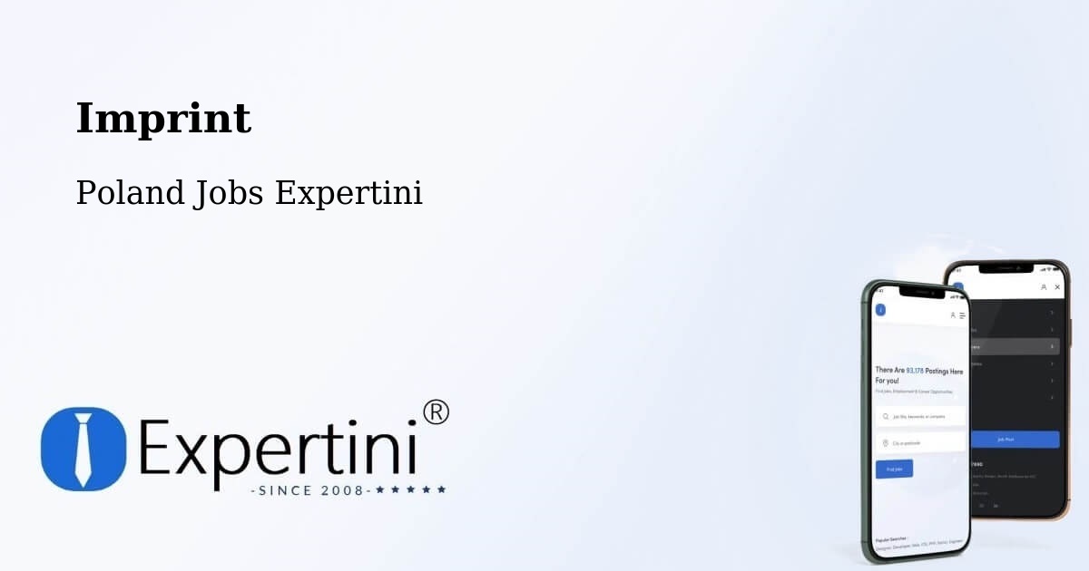 Imprint – Kisielice - Poland Jobs Expertini